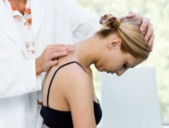 Signs of a disease in the neck