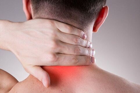 Osteochondrosis neck pain